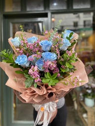 [VPBH0809221500] Bó hồng xanh VPBH0809221500